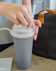 Re-Play 24oz Drinking Cup  with Lid and Straw (Adult) - Grey (Min. of 2 PK, Multiples of 2 PK)