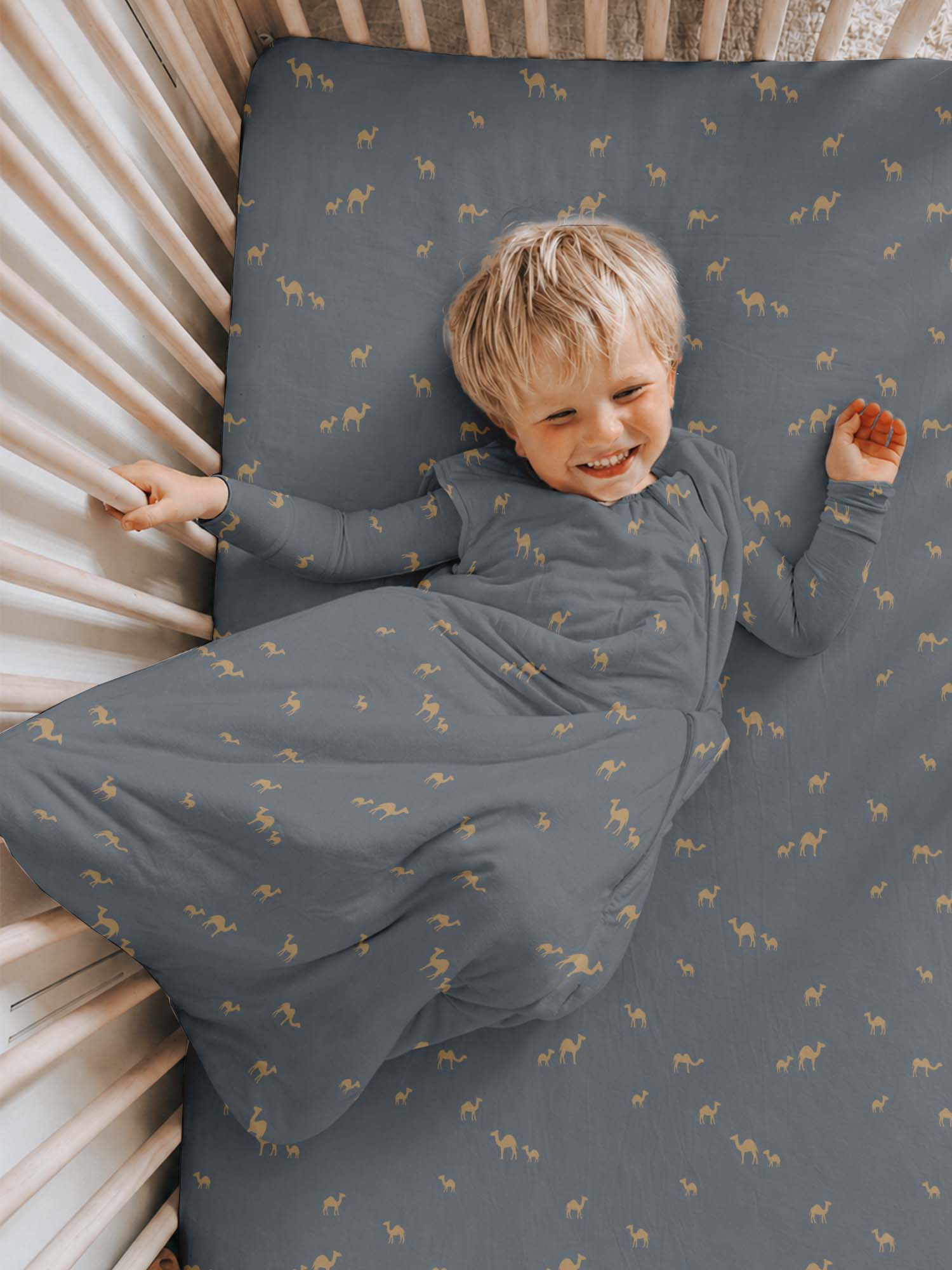 günamüna Sleep Sack Duvet Bamboo Camels 2.5 TOG (Min. of 2, multiples of 2)
