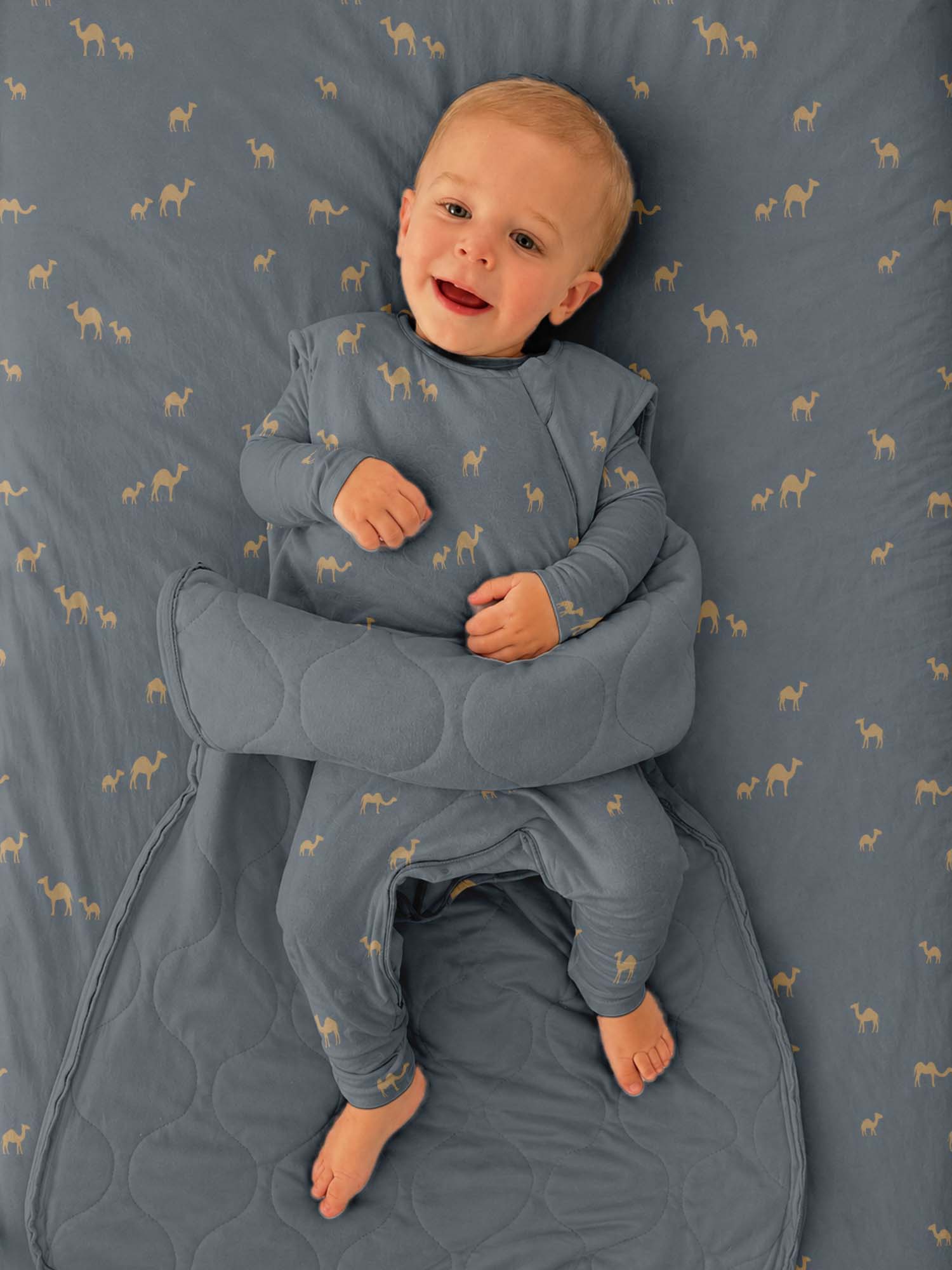 günamüna Sleep Sack Duvet Bamboo Camels 2.5 TOG (Min. of 2, multiples of 2)