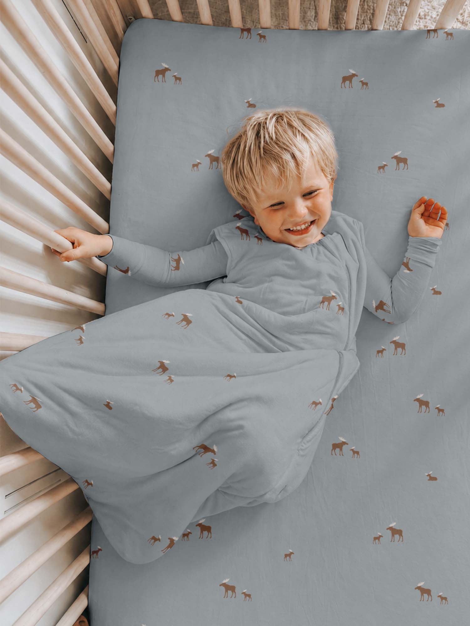 günamüna Sleep Sack Duvet Bamboo Moose 2.5 TOG (Min. of 2, multiples of 2)