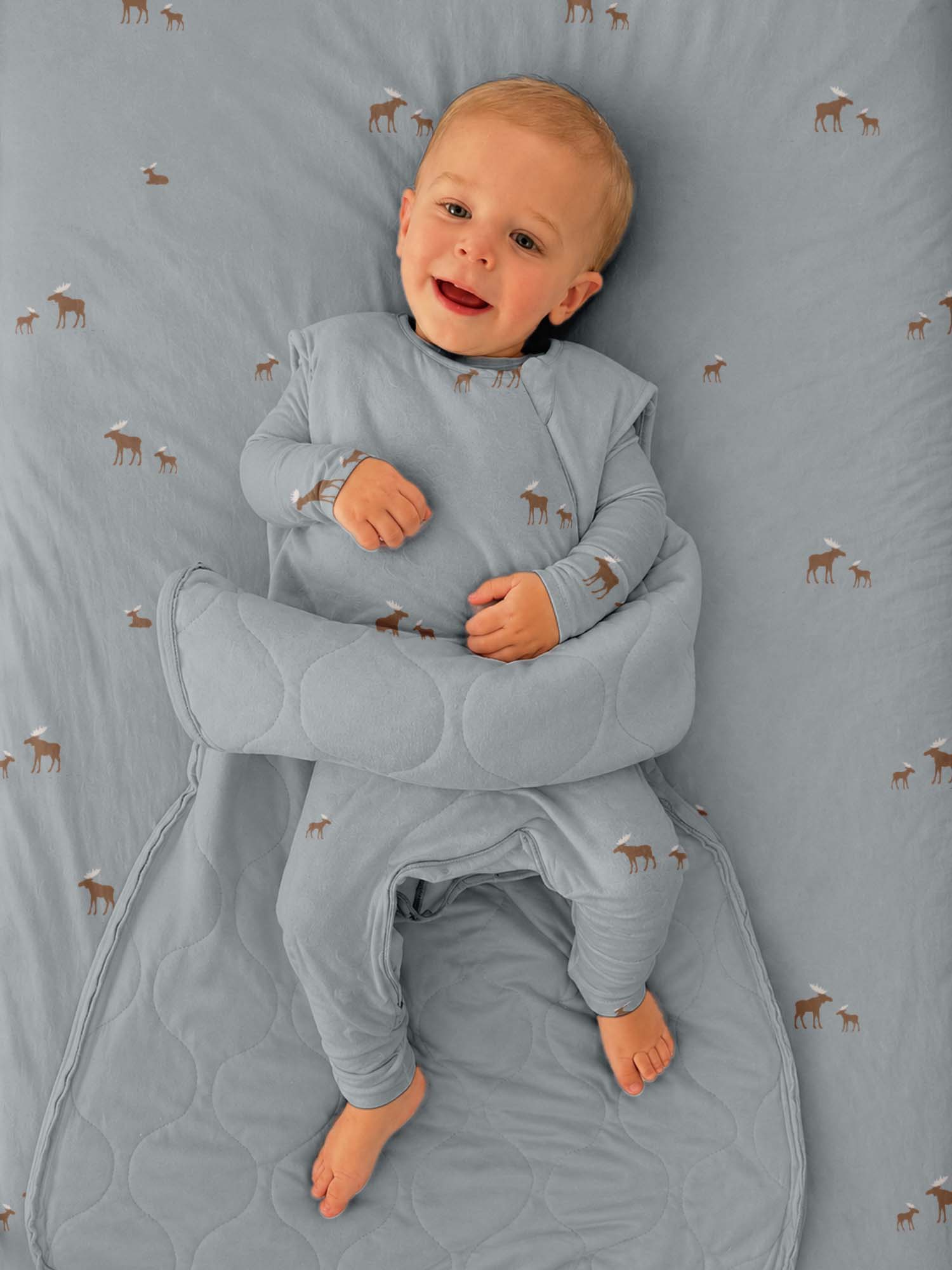 günamüna Sleep Sack Duvet Bamboo Moose 2.5 TOG (Min. of 2, multiples of 2)