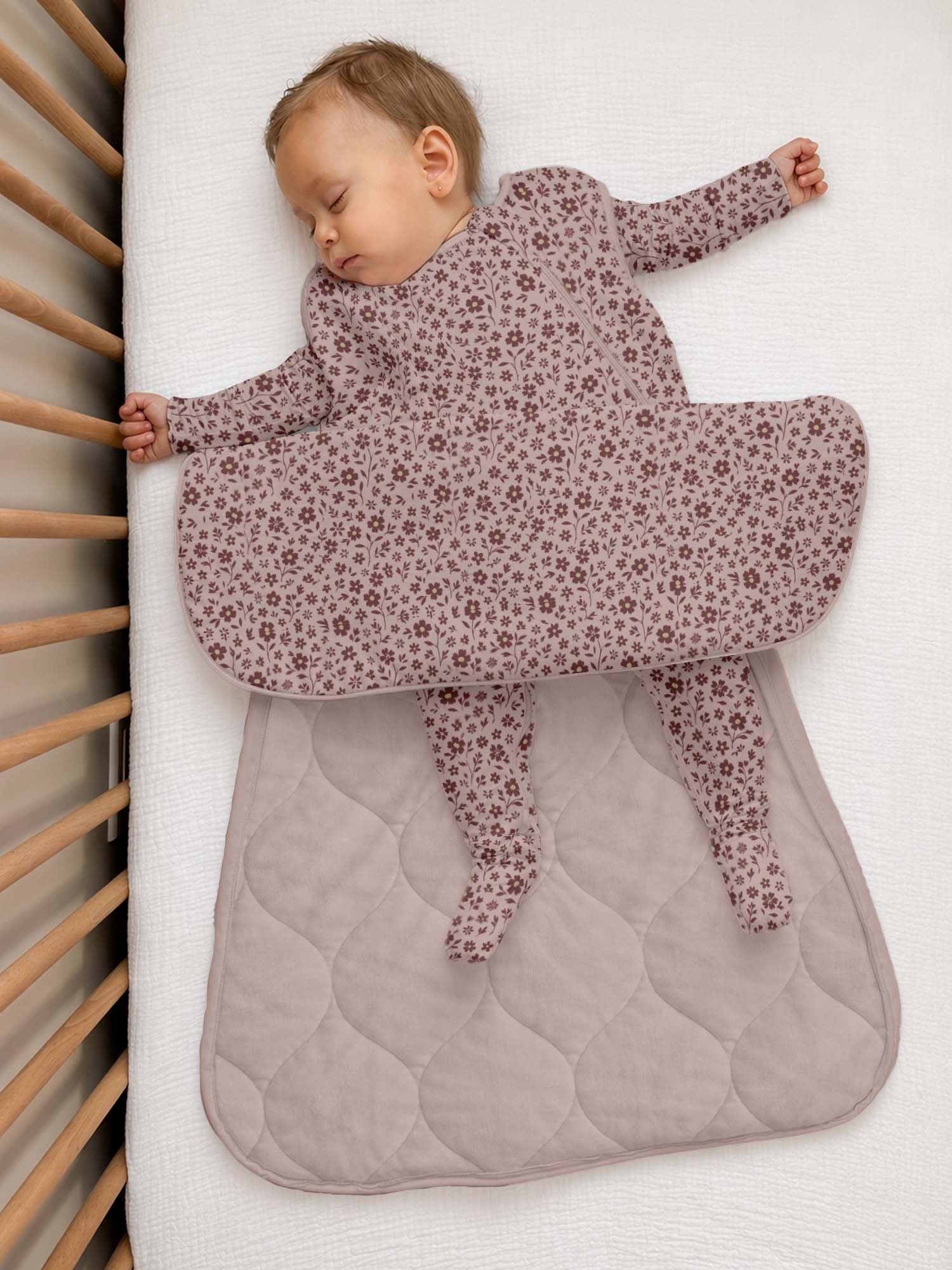 günamüna Sleep Sack Duvet Bamboo Petals 2.5 TOG (Min. of 2, multiples of 2)