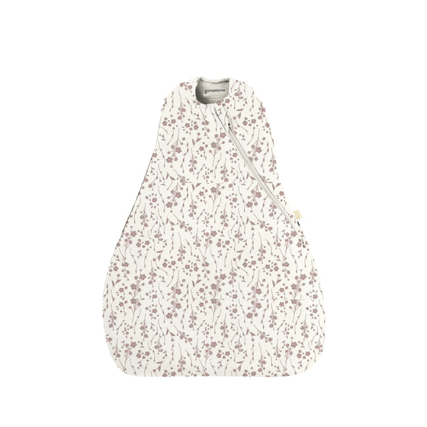 günamüna Transitional Swaddle Sleep Sack Duvet Bamboo Posies 1 TOG (Min. of 2, multiples of 2)