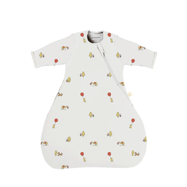 günamüna Long Sleeve Transitional Swaddle Sleep Sack Duvet Bamboo Pooh 1 TOG (Min. of 2, multiples of 2)