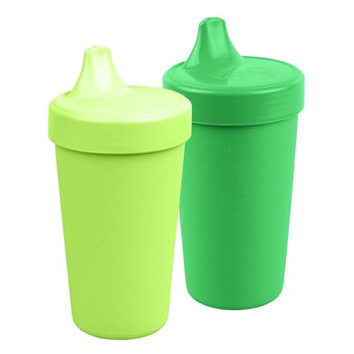 Re Play No Spill Sippy Cups  | Kelly Green, Lime Green