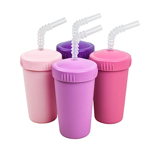 Re Play Straw Cups | Bright Pink, Blush, Purple and Amethyst