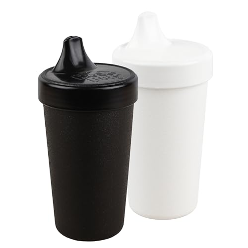Re Play No spill Sippy Cups | Black/White