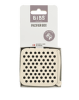 BIBS Studio Pacifier Box Polka Ivory Black (Min. of 2 PK, multiples of 2 PK)