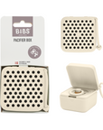 BIBS Studio Pacifier Box Polka Ivory Black (Min. of 2 PK, multiples of 2 PK)