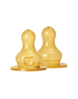 BIBS Baby Bottle Nipple Round Latex 2 pack Fast Flow (Min. of 2 PK , multiples of 2 PK)
