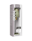 BIBS Glass Baby Bottle Round Latex 1 pack 240 ml Medium Flow Sage (Min. of 2 PK , multiples of 2 PK)