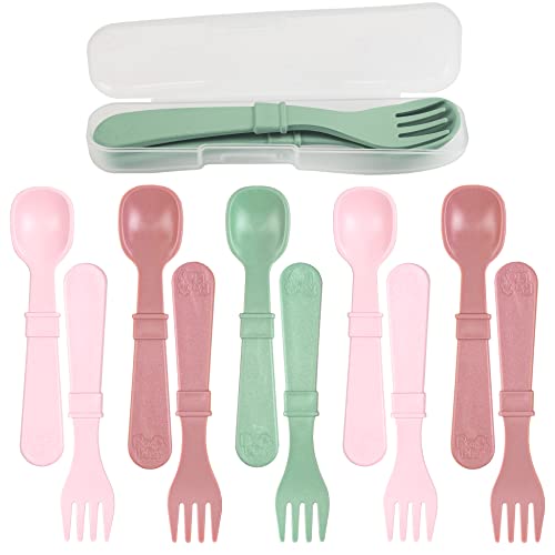 Amazon Re Play 12p - utensils with case (Ice Pink, Desert, Sage)