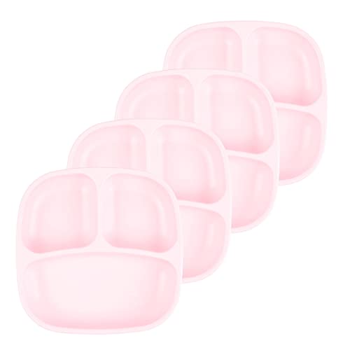 Amazon Re Play 4pk - Divided Plates (Ice Pink) Re-4DP-