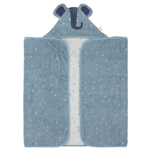 Trixie Hooded towel | 70x130cm - Mrs. Elephant (Min. of 2 PK, multiples of 2 PK)