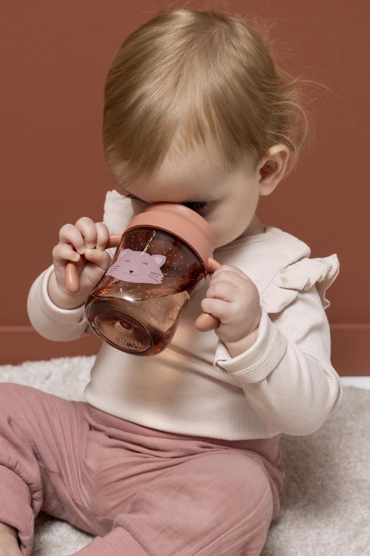 Sippy cup with handles - Mrs. Cat (Min. of 2 PK, multiples of 2 PK)