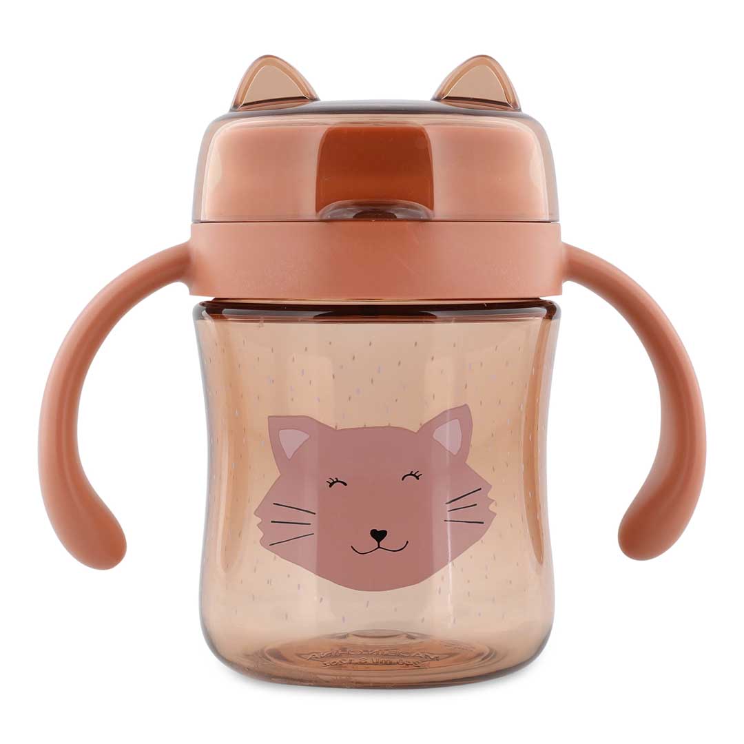 360° cup with handles - Mrs. Cat (Min. of 2 PK, multiples of 2 PK)