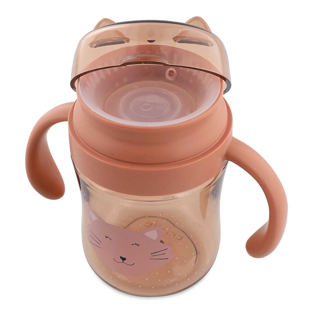 360° cup with handles - Mrs. Cat (Min. of 2 PK, multiples of 2 PK)