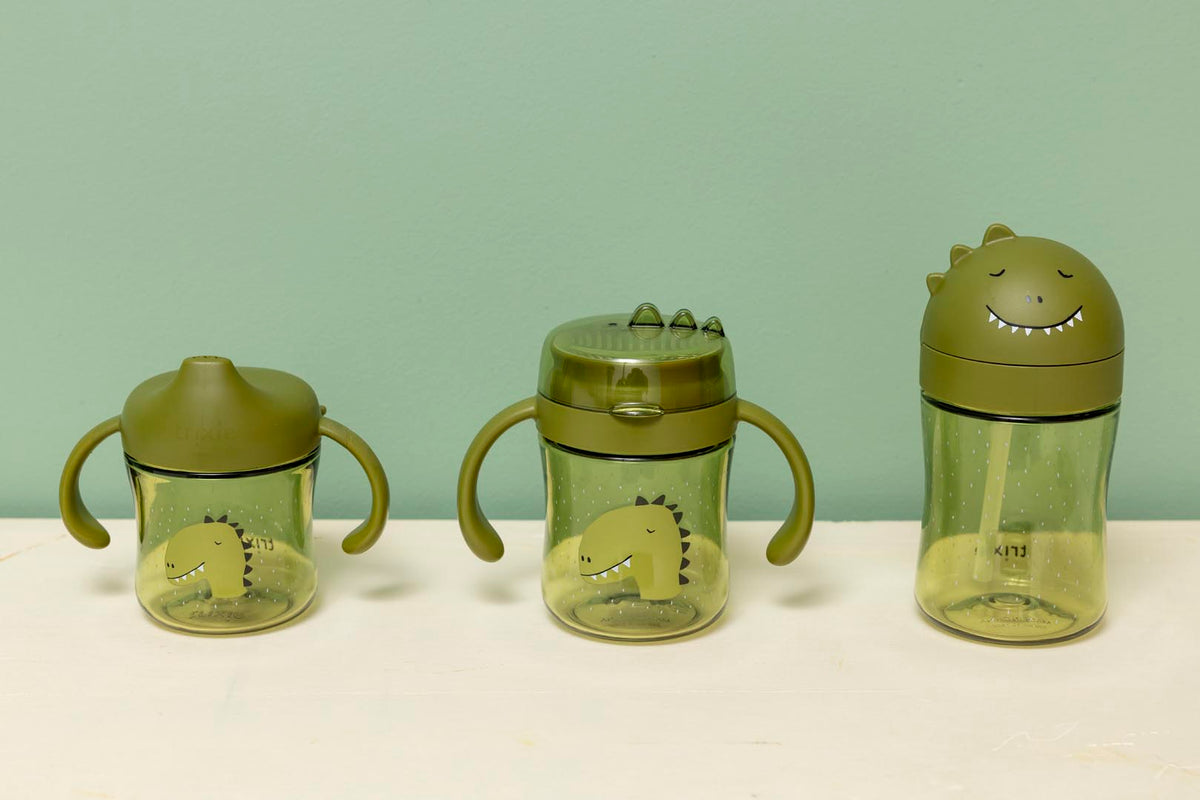 Trixie Straw cup - Mr. Dino (Min. of 2 PK, multiples of 2 PK)