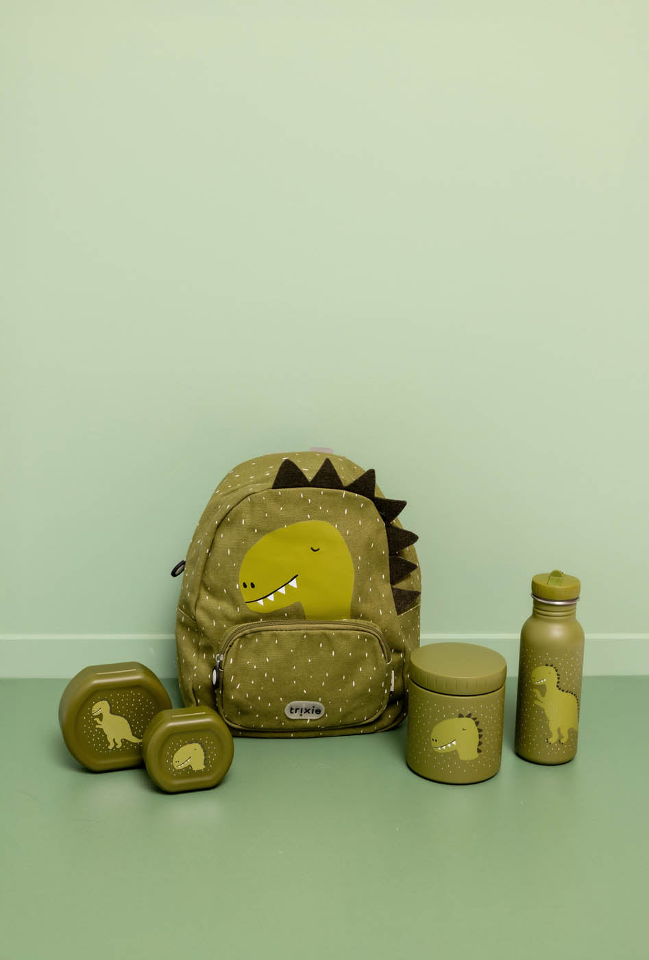 Trixie Snack box with clip - 2pcs - Mr. Dino (Min. of 2 PK, multiples of 2 PK)