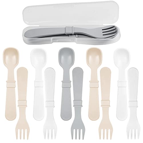 Amazon Re Play 12p - utensils with case (Sand, White, Grey)