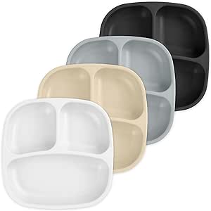 Re play Divided Plates | White, Sand, Grey and Black