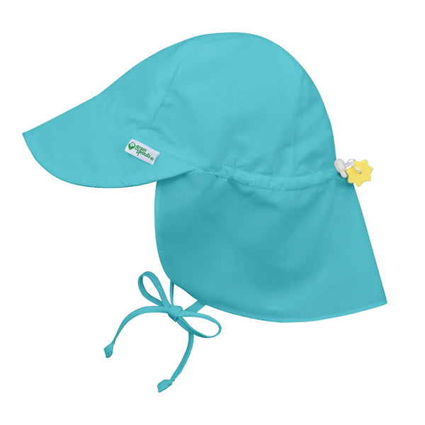 Flap Sun Protection Hat in Aqua (Min. of 3, multiples of 3)