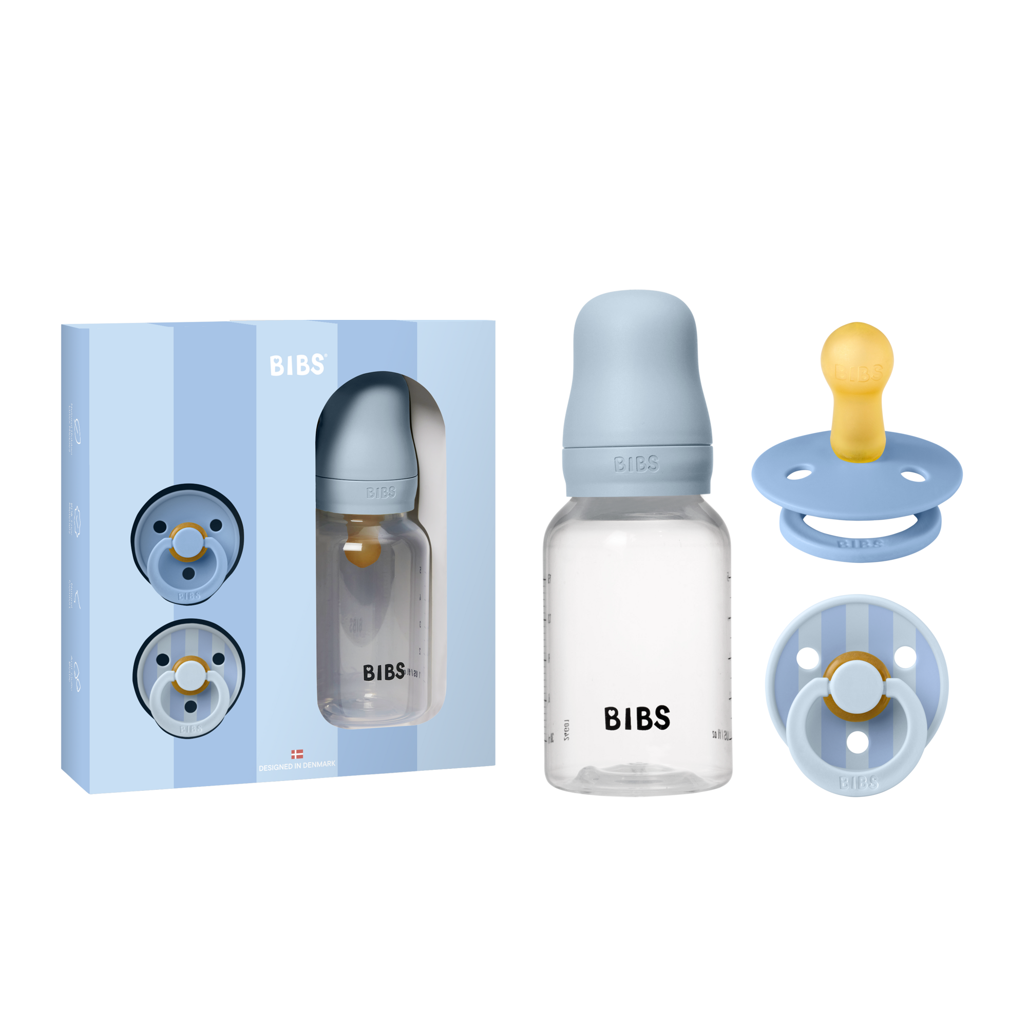 BIBS Gift Set Baby Sprinkle Baby Blue (Min. of 2 PK , multiples of 2 PK)