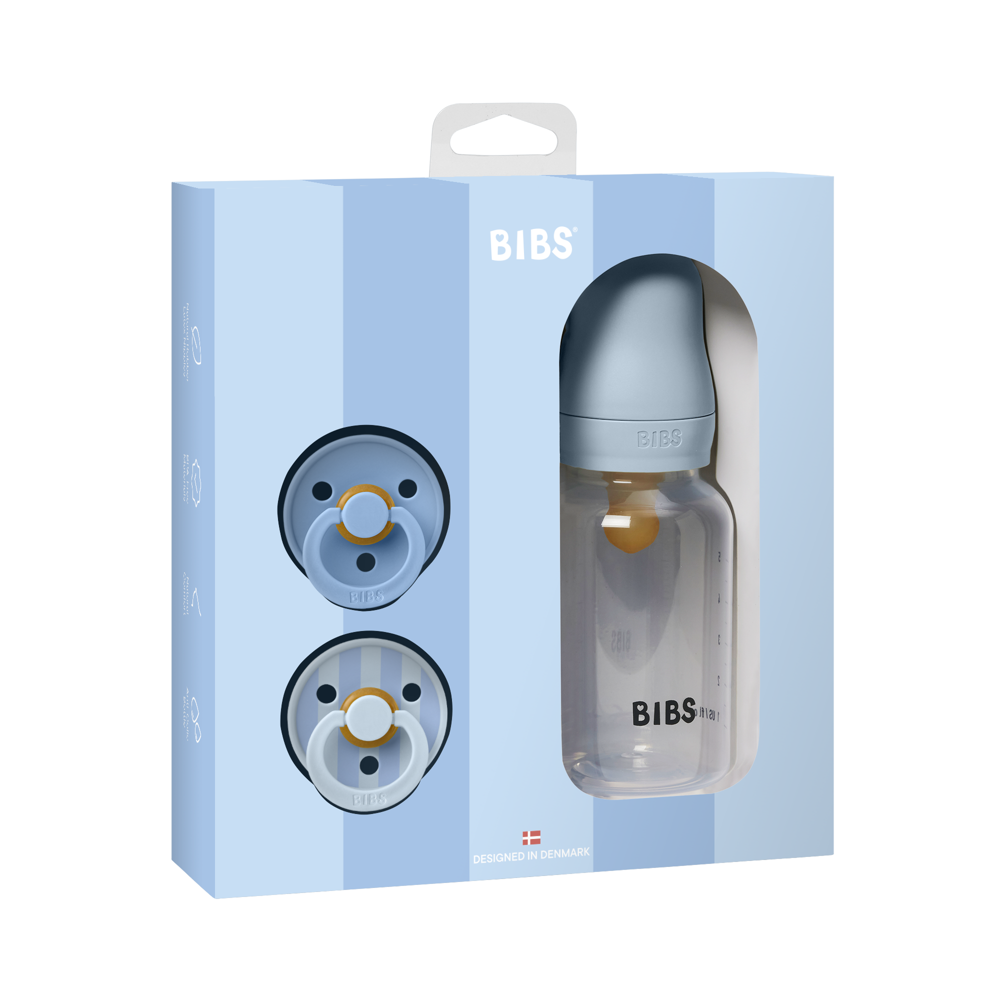 BIBS Gift Set Baby Sprinkle Baby Blue (Min. of 2 PK , multiples of 2 PK)
