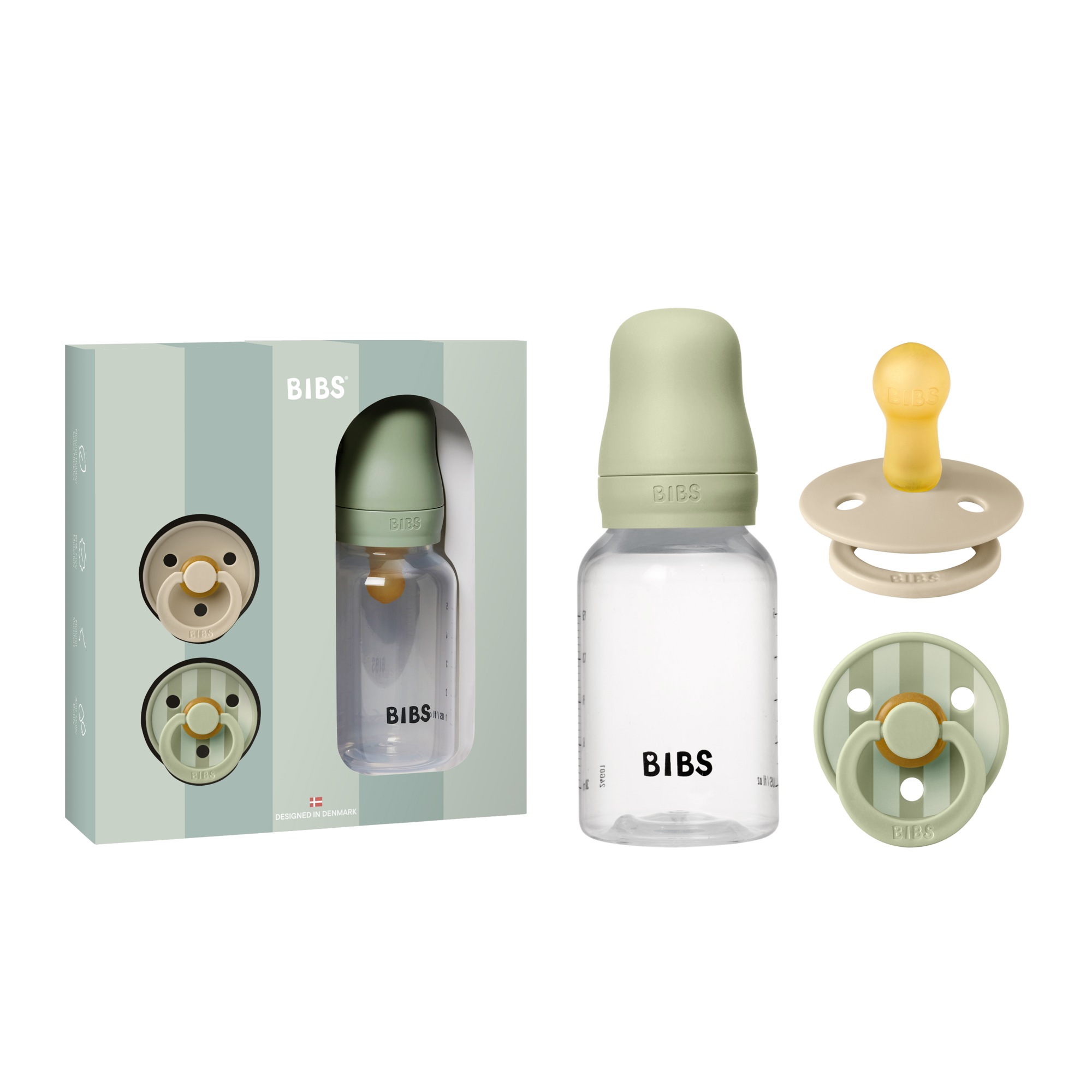 BIBS Gift Set Baby Sprinkle Sage (Min. of 2 PK , multiples of 2 PK)