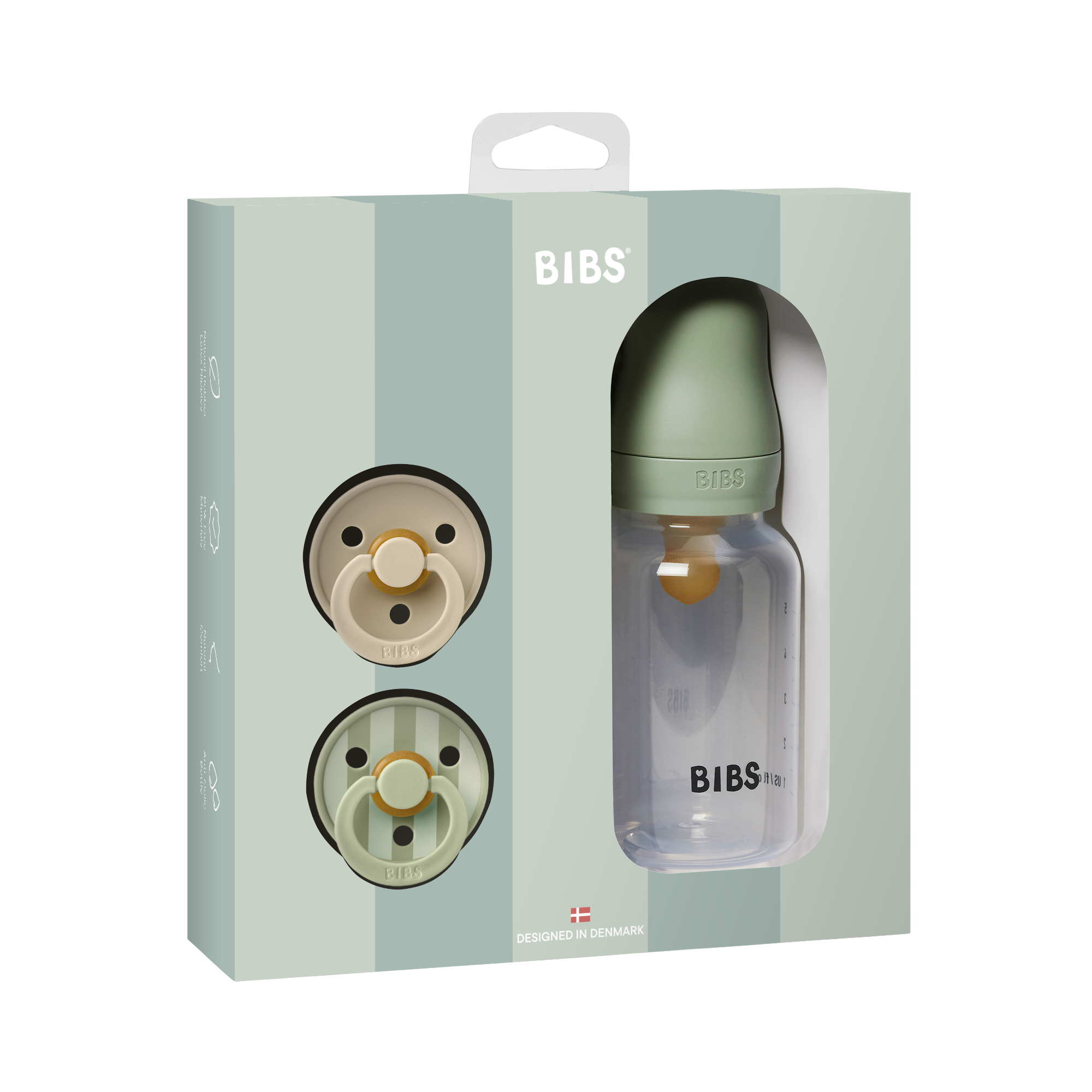 BIBS Gift Set Baby Sprinkle Sage (Min. of 2 PK , multiples of 2 PK)