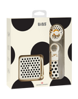 BIBS Gift Set Polka Soothe & Go Latex Size 2 Ivory Black (Min. of 2 PK , multiples of 2 PK)