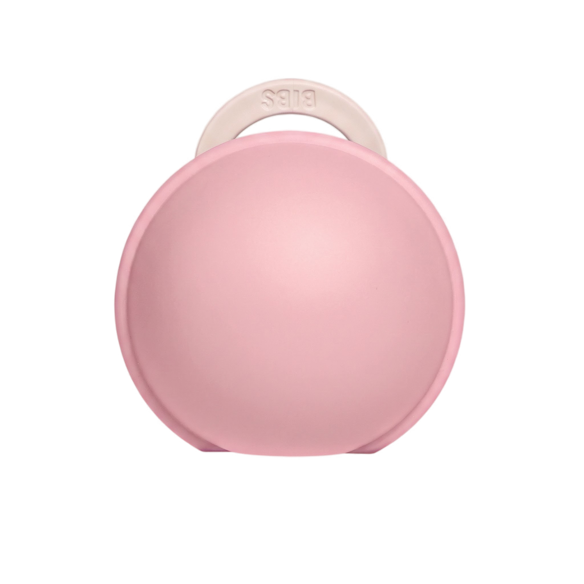 BIBS Colour Pacifier Round Latex Vanilla &amp; Pacifier Case Mini Baby Pink (Min. of 2 PK, multiples of 2 PK)
