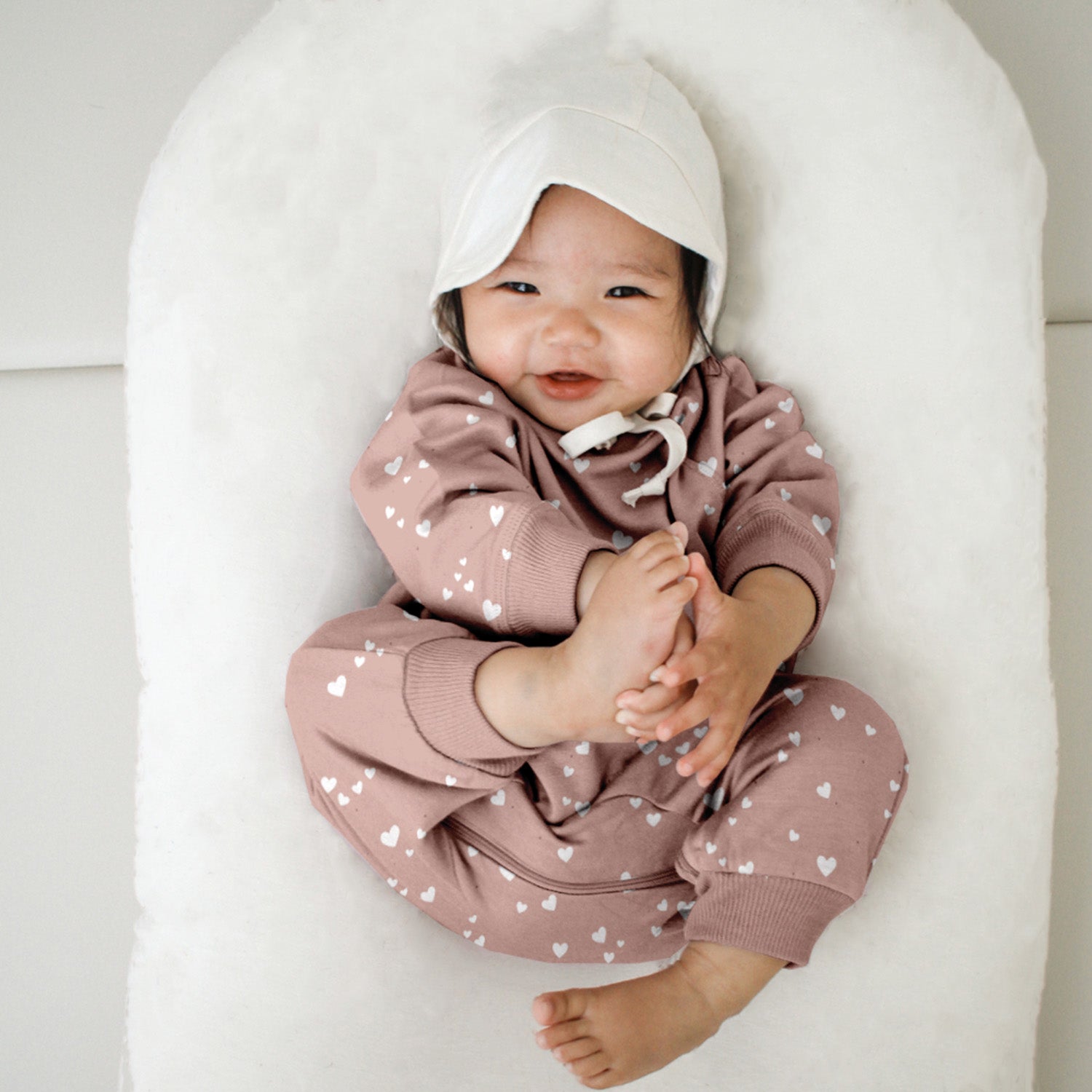 günamüna Fleece Jumpsuit Hearts (Min. of 2, multiples of 2)