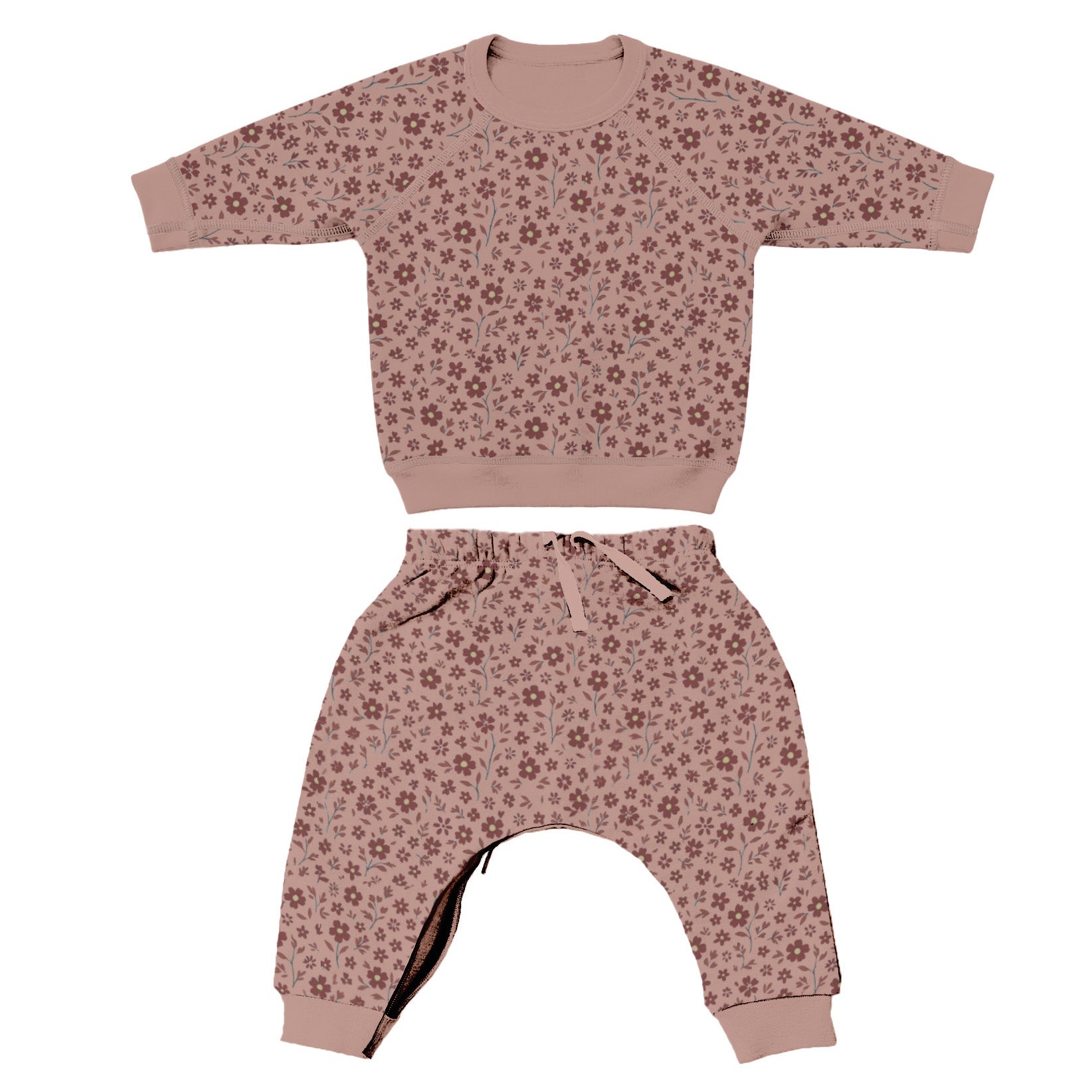 günamüna Fleece Sweatsuit Petals (Min. of 2, multiples of 2)
