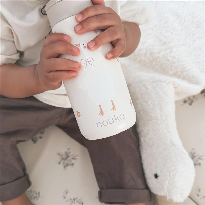 noüka Stainless Steel Drinking Bottle 10 Oz Lucie Collection - Willow The Goose (Min. of 2 PK, Multiples of 2 PK)
