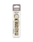 BIBS Studio Pacifier Clip Loop Polka Mega Vanilla Dark Oak(Min. of 2 PK , multiples of 2 PK)