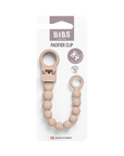 BIBS Pacifier Clip Beaded Blush (Min. of 2 PK, multiples of 2 PK)