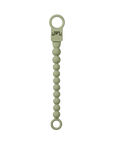 BIBS Pacifier Clip Beaded Sage (Min. of 2 PK, multiples of 2 PK)
