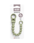 BIBS Pacifier Clip Beaded Sage (Min. of 2 PK, multiples of 2 PK)