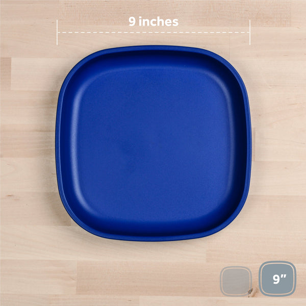 Re-Play Flat Plate 9''- Navy (Min. of 2 PK, Multiples of 2 PK)