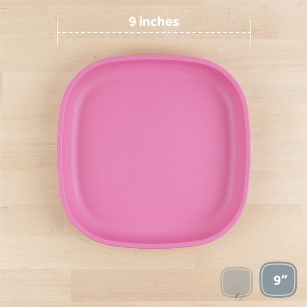 Re-Play Flat Plate 9''- Bright Pink (Min. of 2 PK, Multiples of 2 PK)