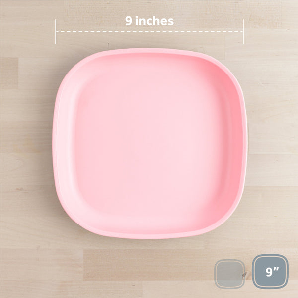Re-Play Flat Plate 9''- Ice Pink  (Min. of 2 PK, Multiples of 2 PK)