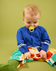 BIBS Pacifier De Lux Silicone 2 PK Wasabi/Pale Butter ONE SIZE (Min. of 2 PK, multiples of 2 PK)