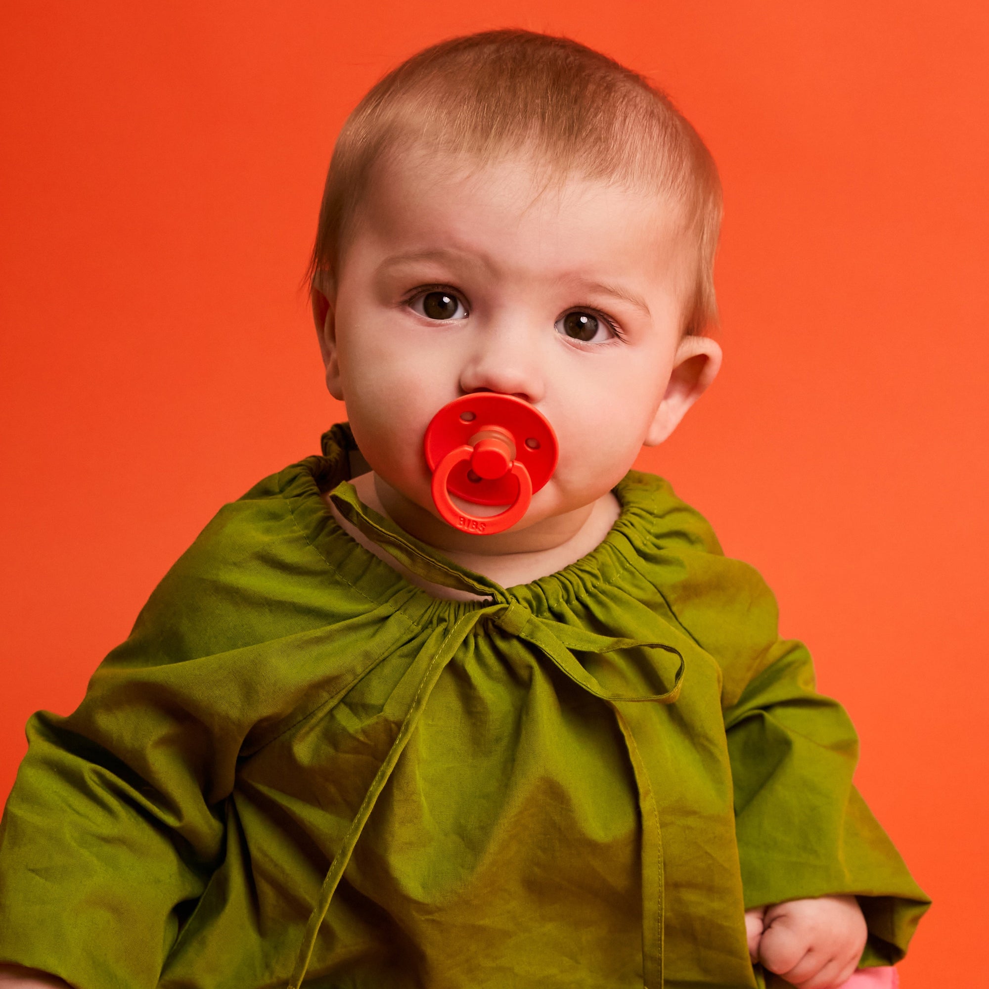 BIBS Pacifier Original COLOUR Latex 2 PK Tango/Baby Pink (Min. of 2 PK, multiples of 2 PK)