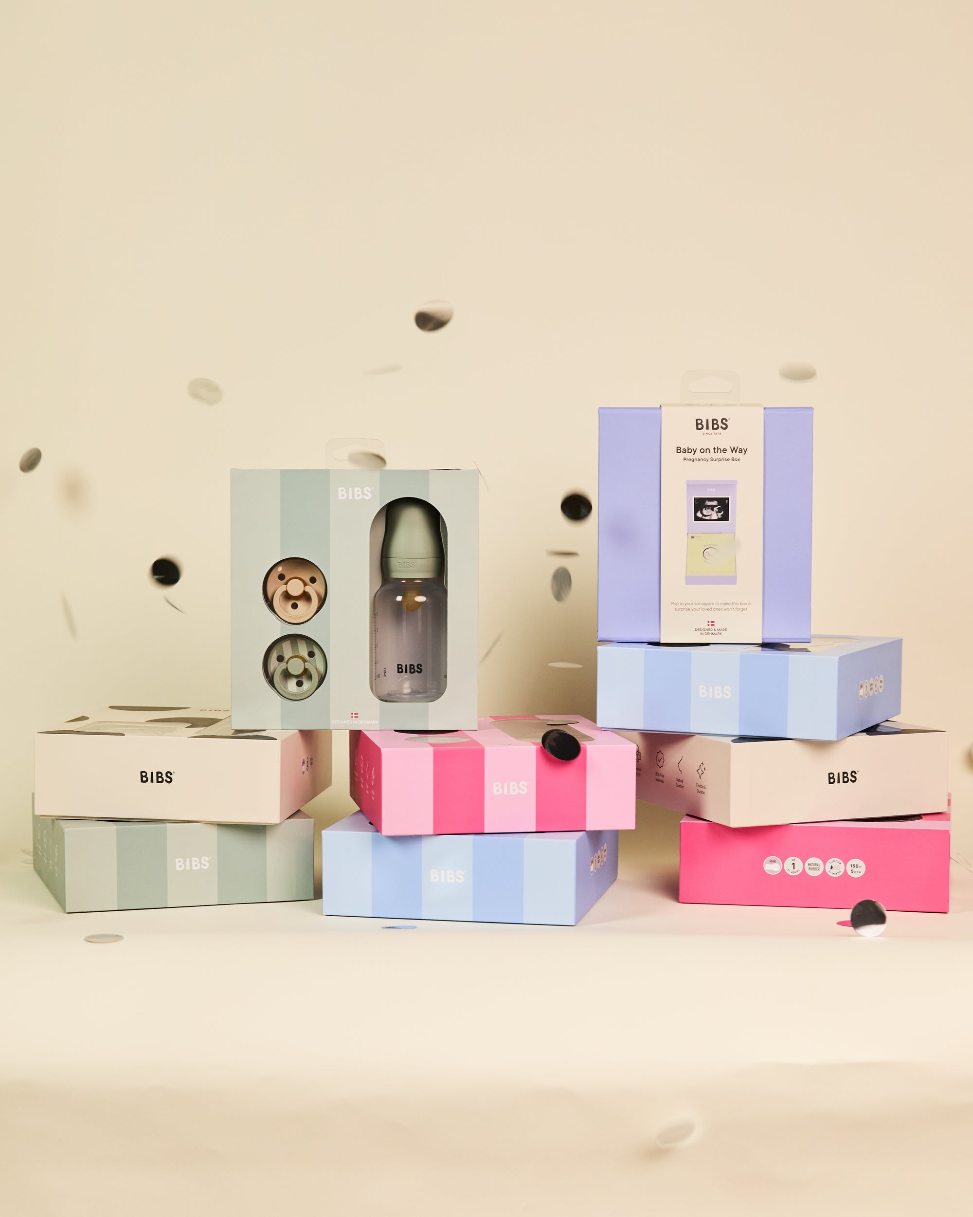 BIBS Gift Set Baby Sprinkle Baby Blue (Min. of 2 PK , multiples of 2 PK)