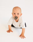 BIBS Pacifier Studio Colour 2 PACK Polka - Sage/Iron (Min. of 2 PK, multiples of 2 PK)