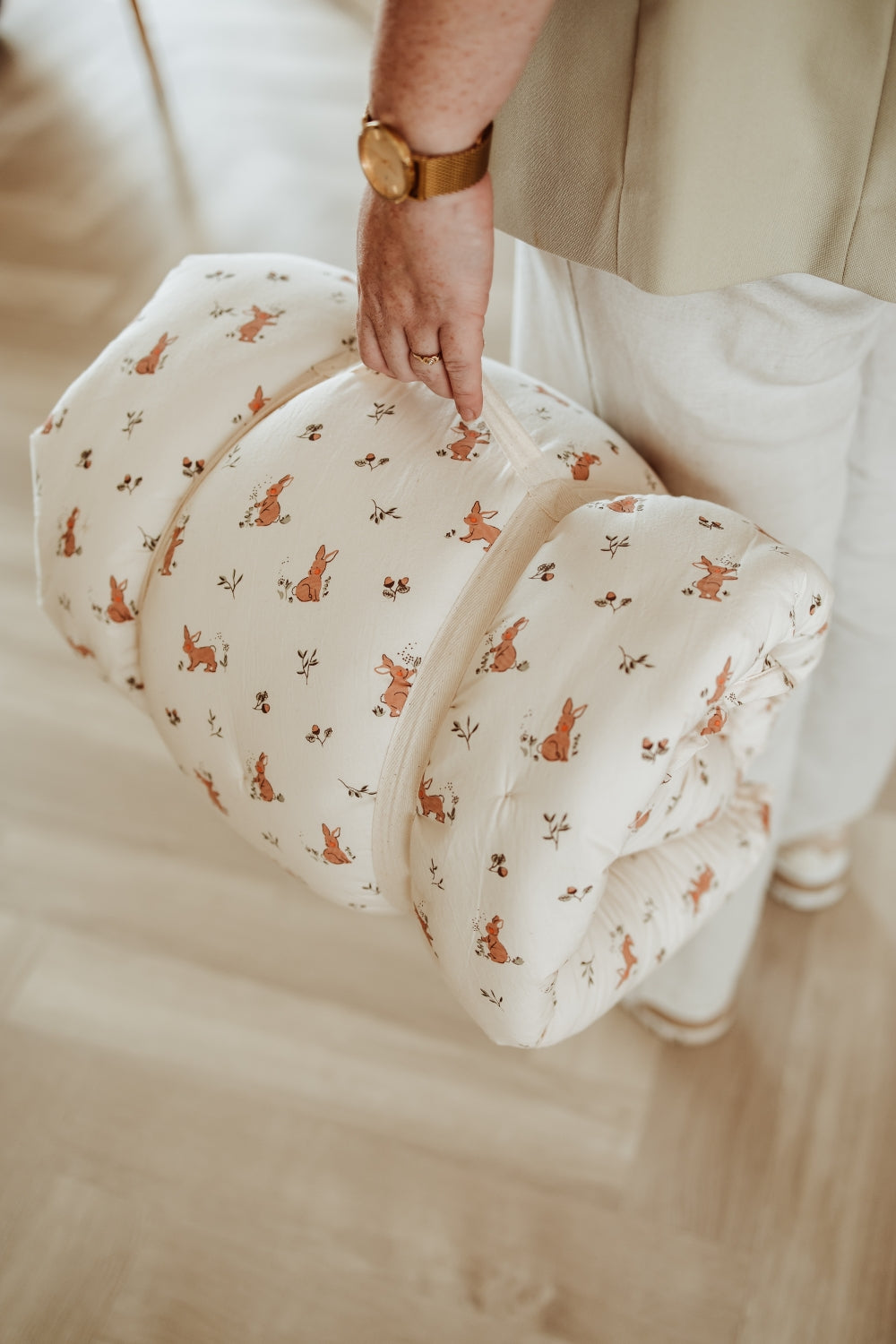 Play&amp;Go Bloom Rabbit organic babymat (Min of 1, multiples of 1)