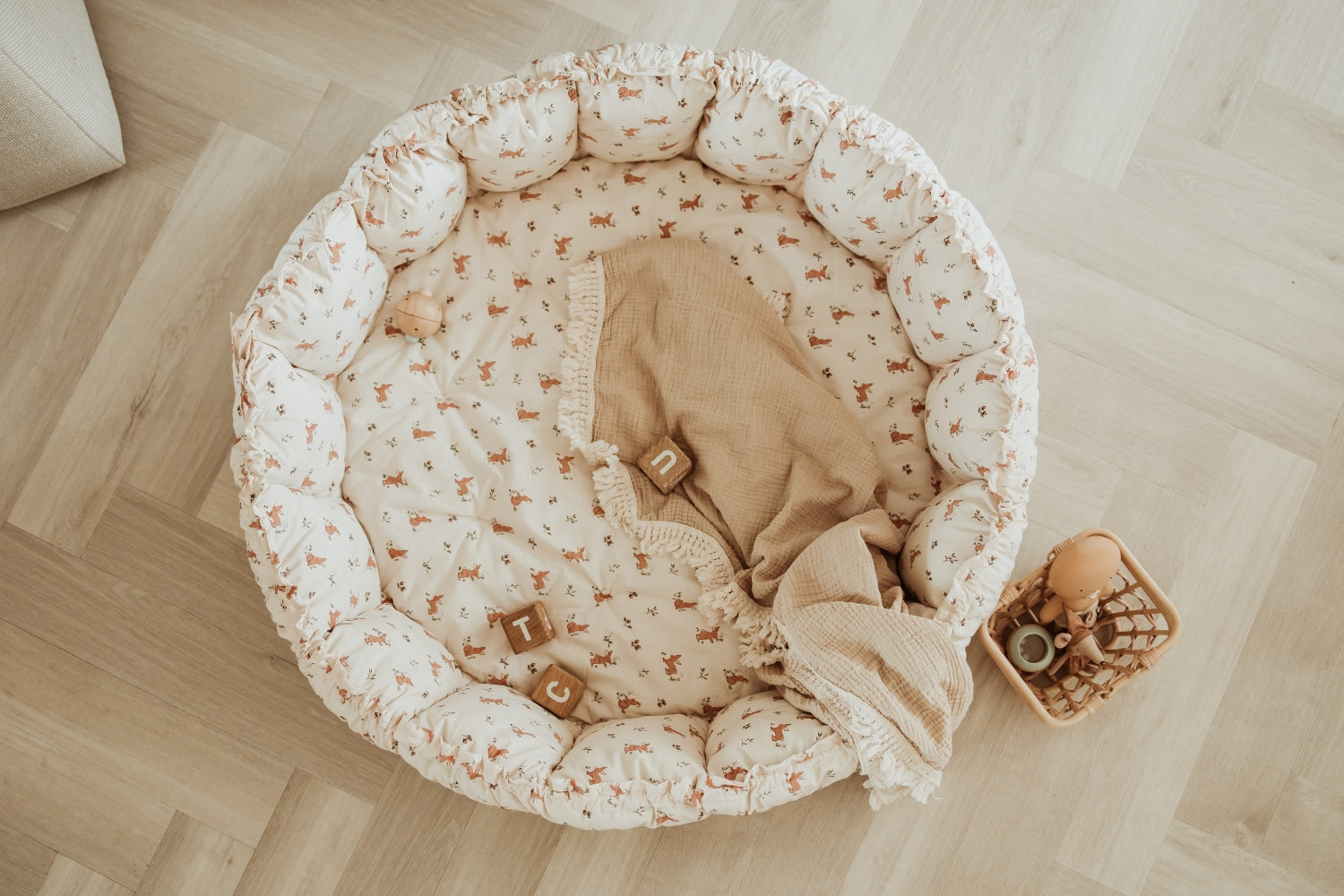 Play&amp;Go Bloom Rabbit organic babymat (Min of 1, multiples of 1)