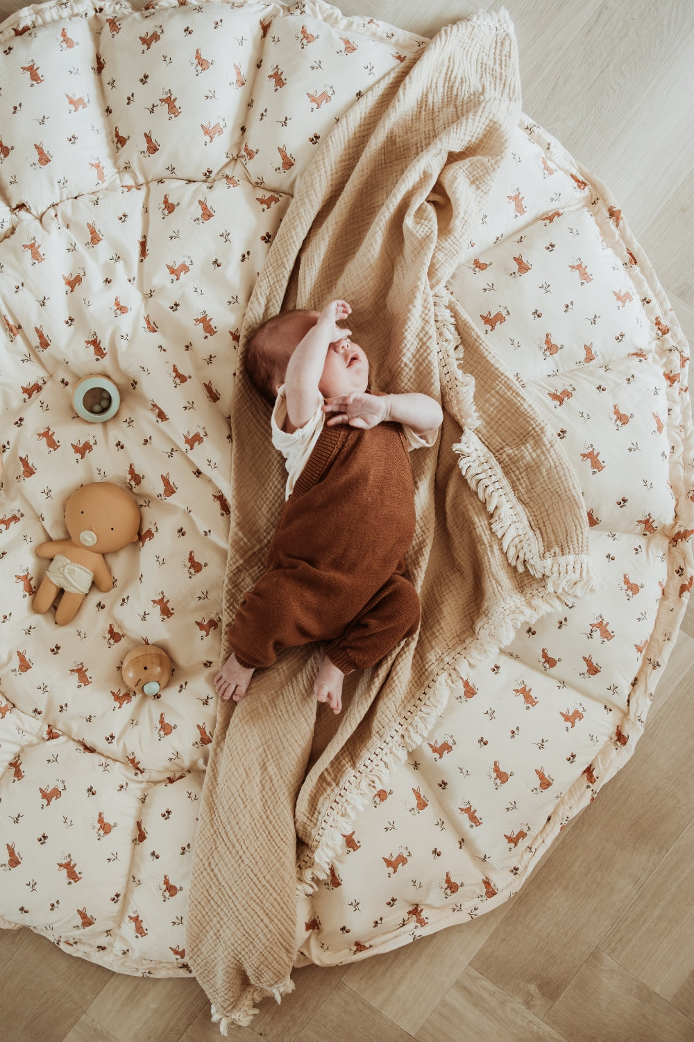 Play&amp;Go Bloom Rabbit organic babymat (Min of 1, multiples of 1)