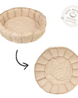 Play&Go Bloom Stripes Brown organic babymat (Min of 1, multiples of 1)